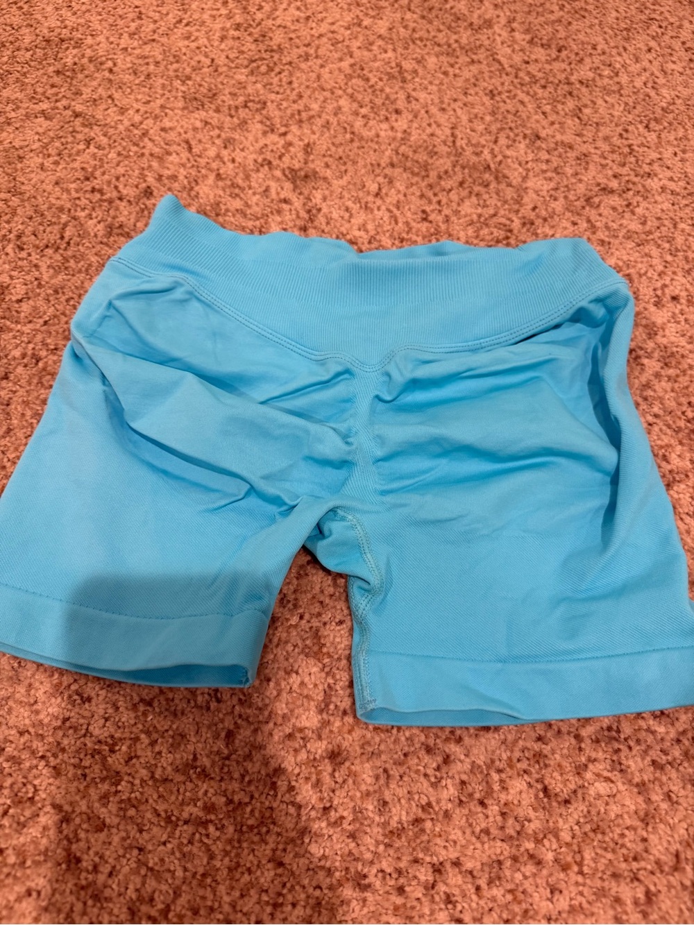 High-Rise Aqua Bike Shorts for Women